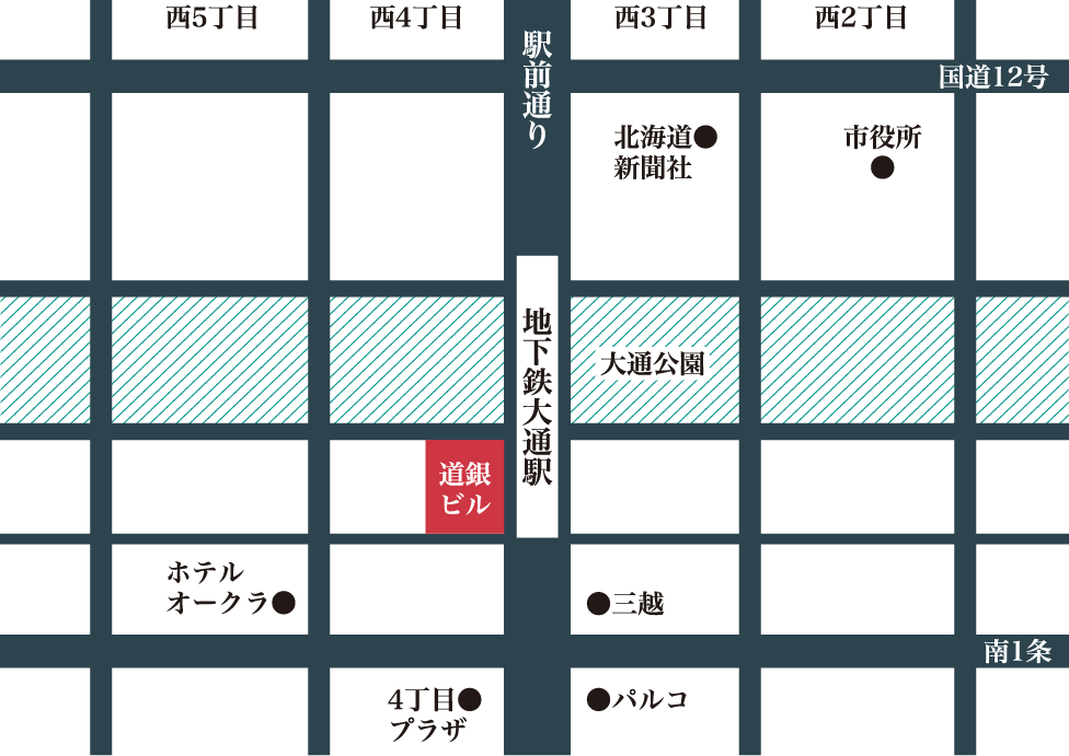 札幌事務所地図