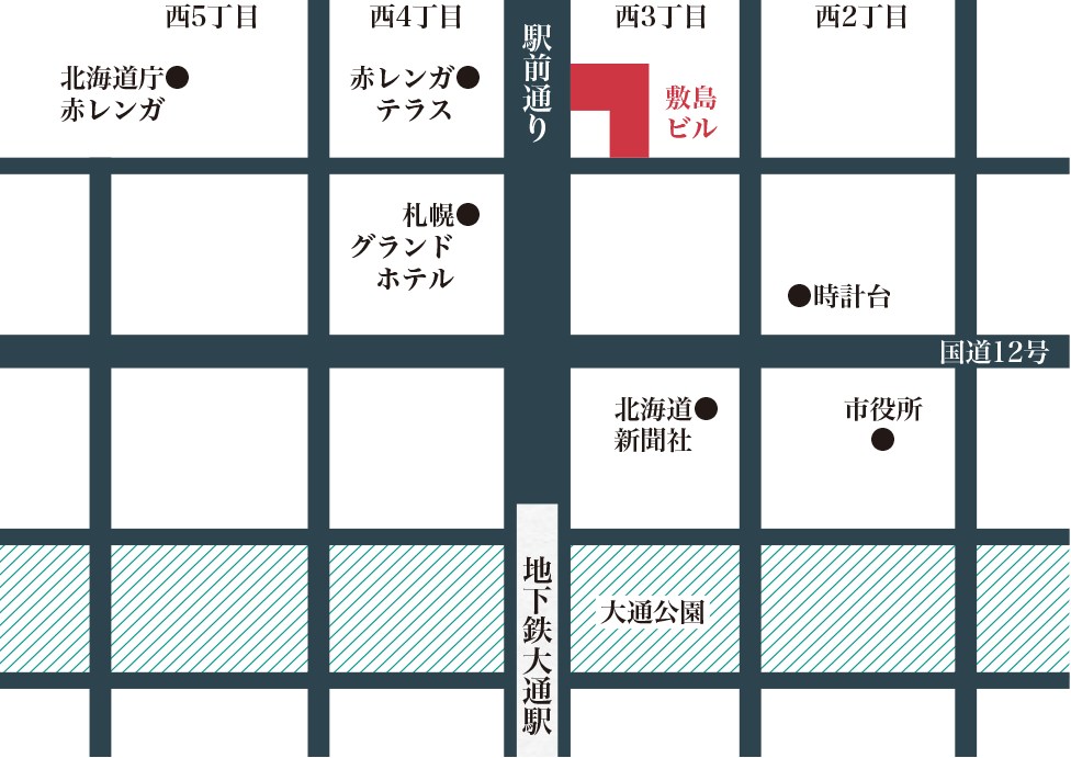 札幌事務所地図
